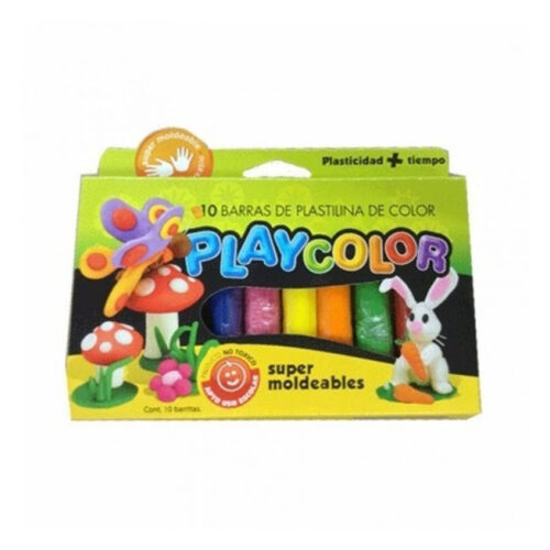 Plastilinas Play Color en Barras X10