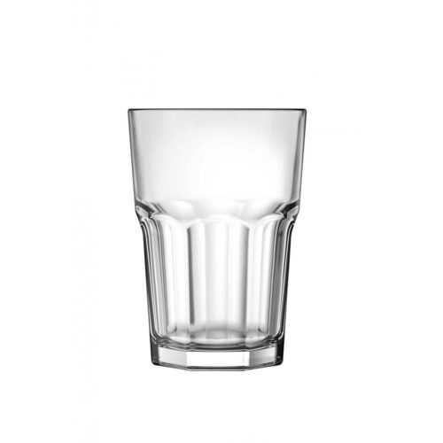 Vaso Vidrio Rigolleau Facetado Flint Agua 400ml x 6un