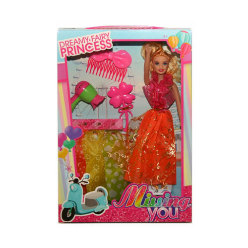 Muñeca con vestidos